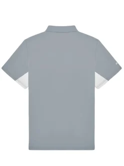 Malbon Performance Pique Polo - Steel