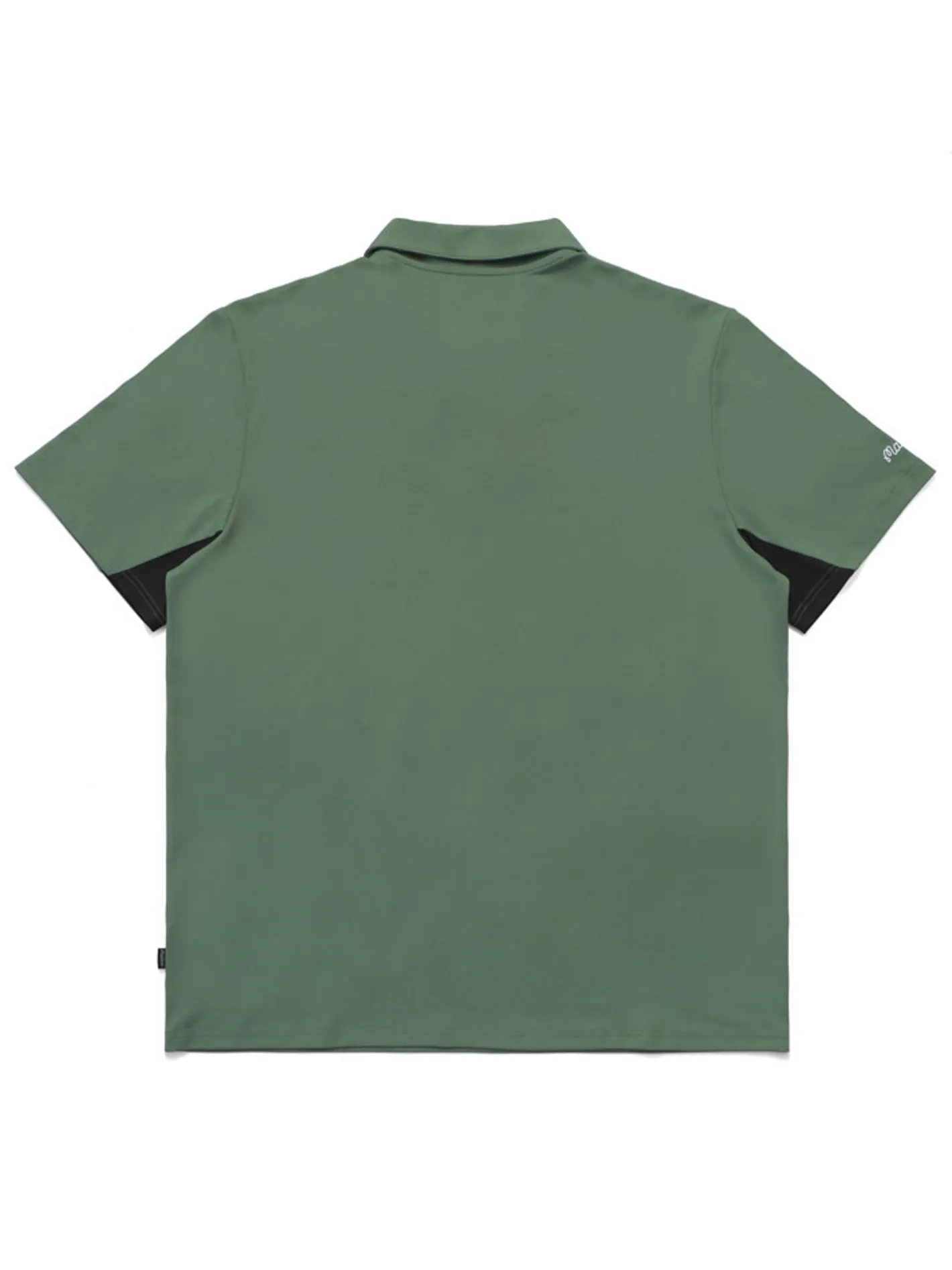 Malbon Performance Pique Polo - Forest/Black
