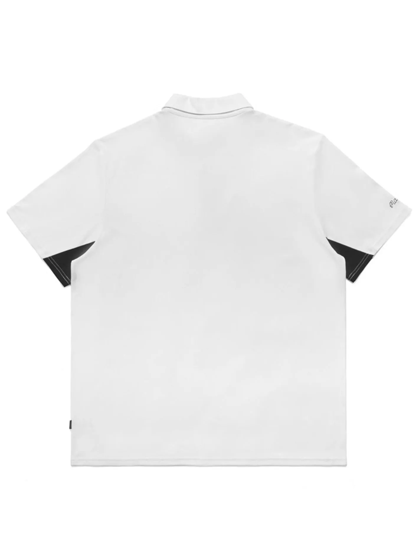 Malbon Performance Pique Polo - White/Black