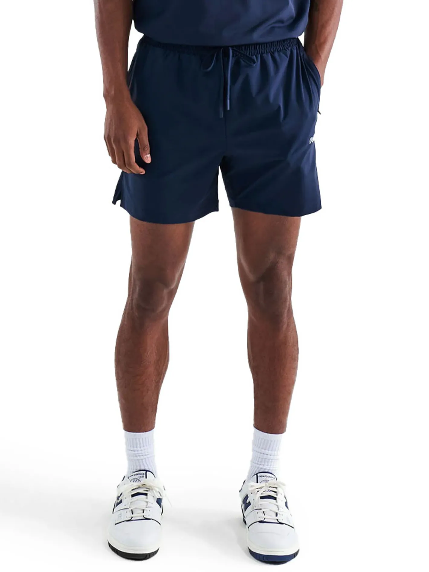 Malbon Performance Poly Tech Short - Navy