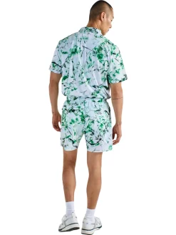 Malbon Performance Tag Tech Short - Camo Multi