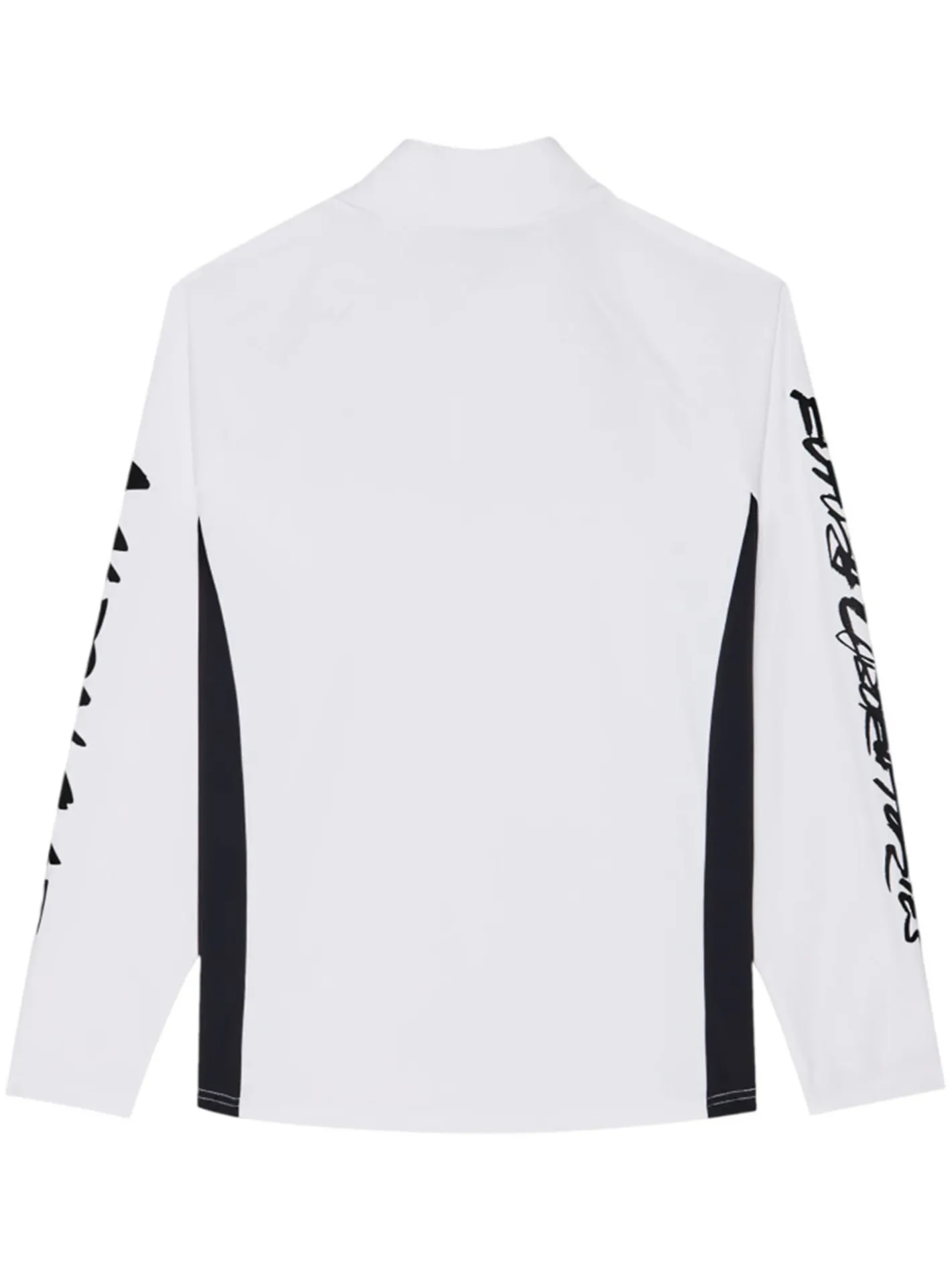 Malbon Poly Performance Quarter Zip - White