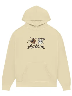 Malbon Two Man Scramble Hoodie - Light Khaki