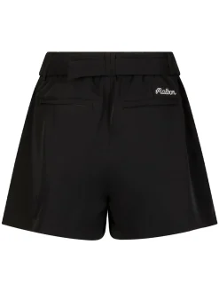 Women Malbon Womens Amara Pleated Short - Black