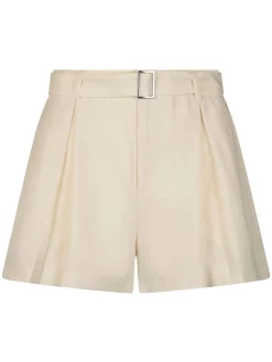 Women Malbon Womens Amara Pleated Short - Ivory
