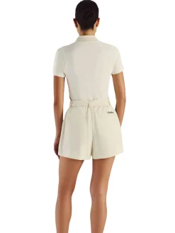Women Malbon Womens Amara Pleated Short - Ivory