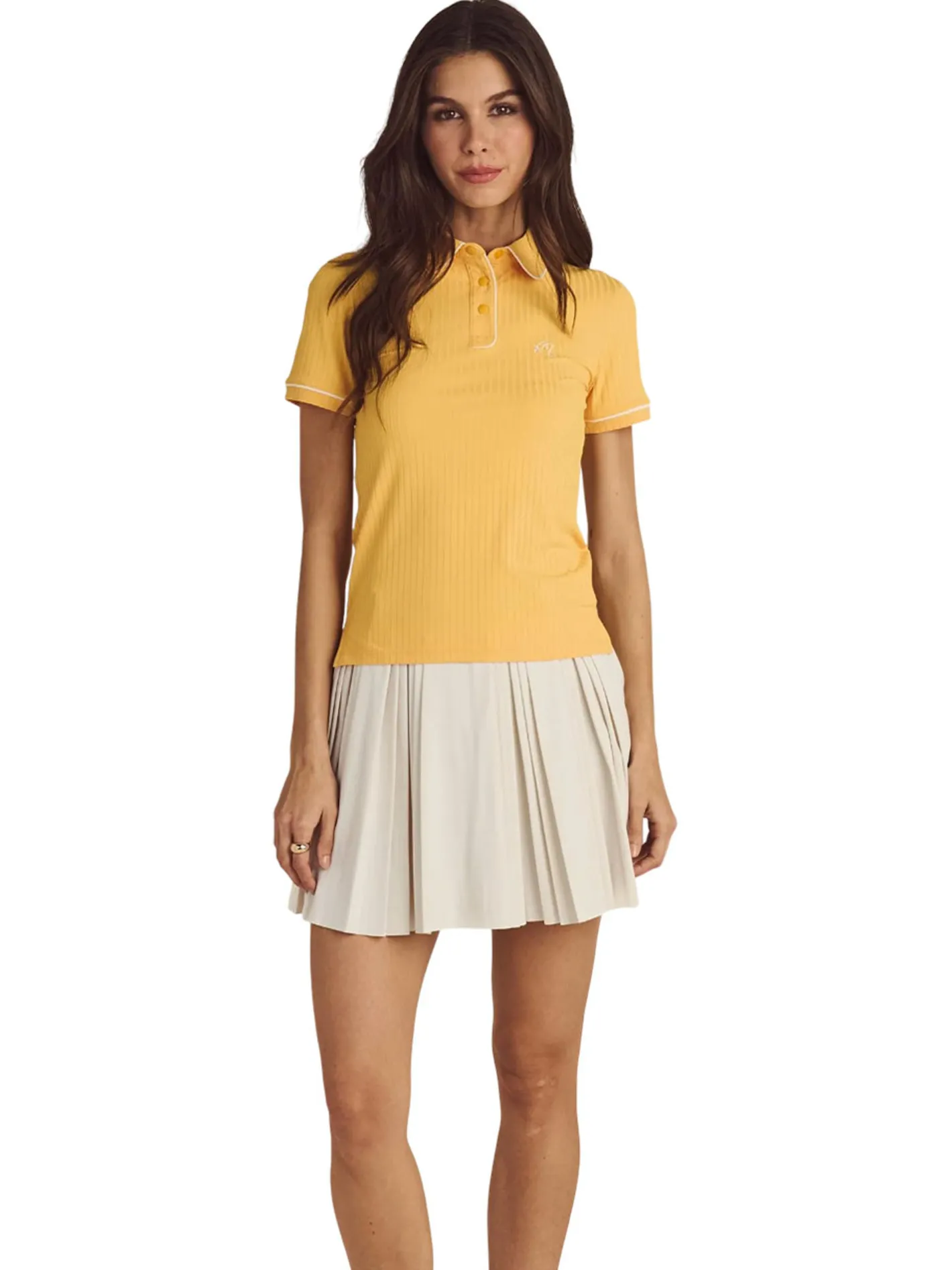 Women Malbon Womens Joelle Pleated Skort - Ivory
