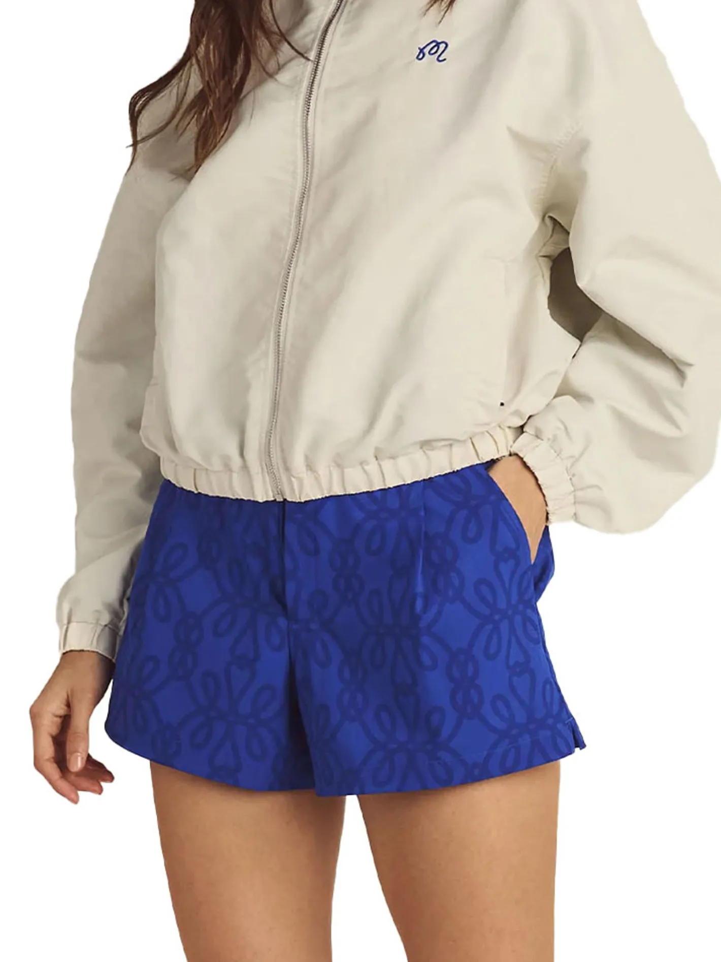 Women Malbon Womens Solene Trouser Shorts - Blue