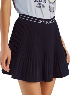 Women Malbon Womens Valentina Pleated Skirt - Navy