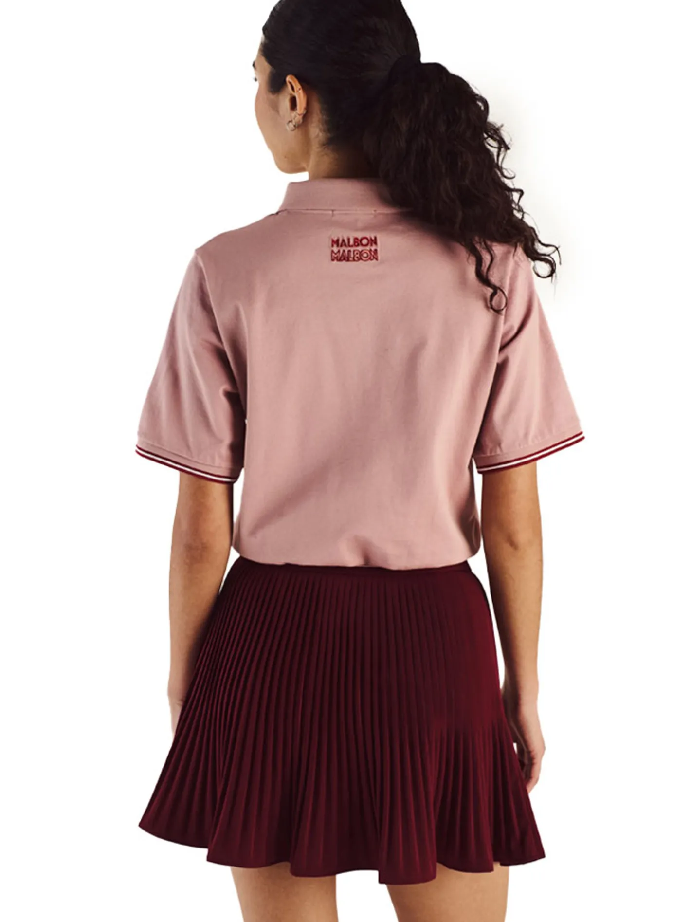 Women Malbon Womens Valentina Pleated Skirt - Vino