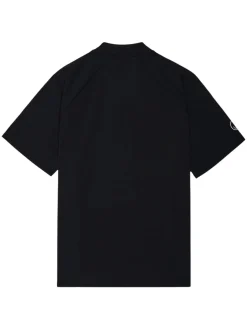 Malbon Zip Raglan Blade Polo - Black