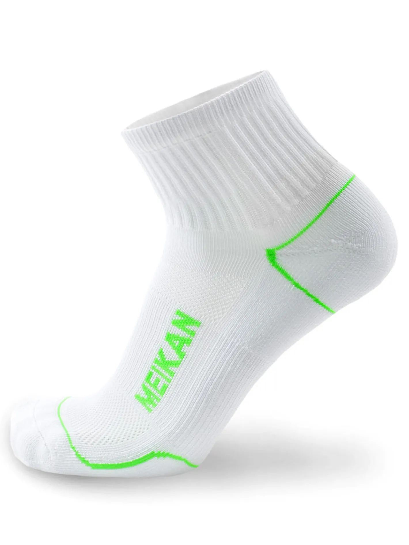 Meikan Socks Meikan 5 Pack Quarter Cut REPREVE Performance Sports Socks