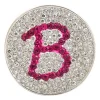 Navika Micro Pave Crystal Initial B Marker