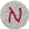 Navika Micro Pave Crystal Initial N Marker