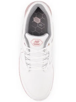 New Balance Women's Fresh Foam Links SL V2 Golf Shoes - White/Rose Gold