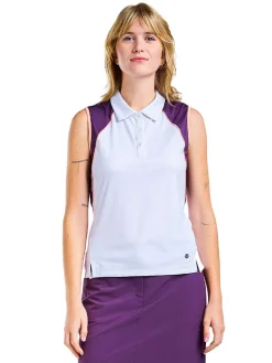 Women Nivo Women's Charlotte Polo - White/Plum