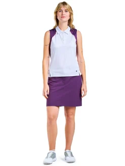 Women Nivo Women's Charlotte Polo - White/Plum