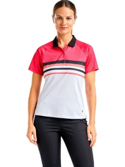 Women Nivo Women's Finley Short Sleeve Mock - Cherry