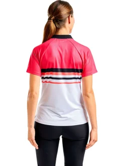 Women Nivo Women's Finley Short Sleeve Mock - Cherry
