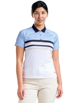 Women Nivo Women's Finley Short Sleeve Mock - Gentle Blue