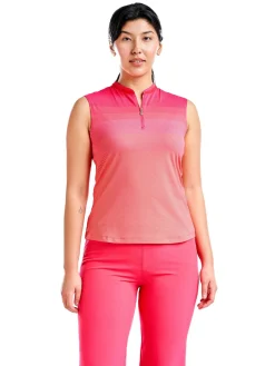 Women Nivo Women's Linnea Sleeveless Livcool Mock - Cherry
