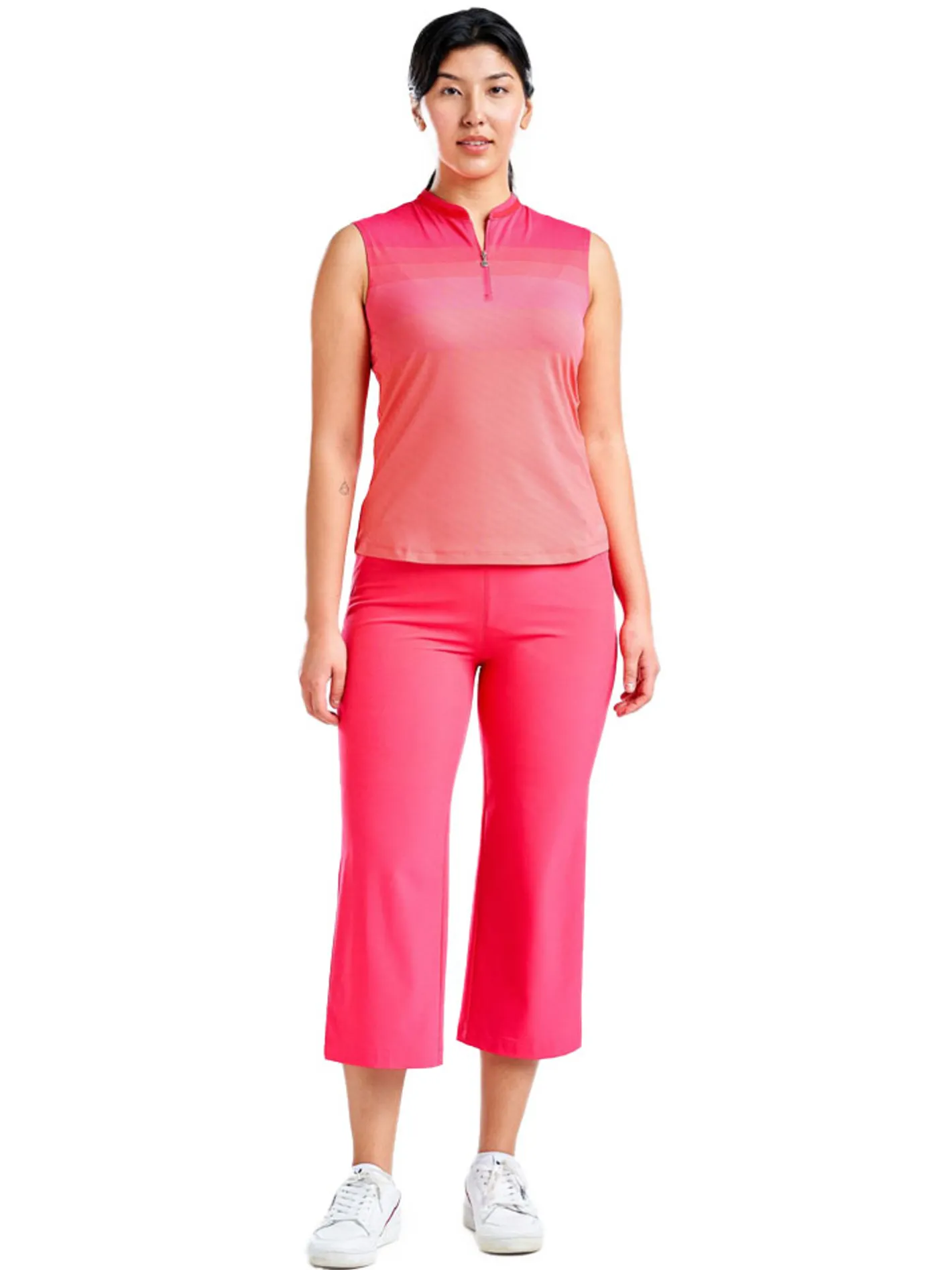 Women Nivo Women's Linnea Sleeveless Livcool Mock - Cherry