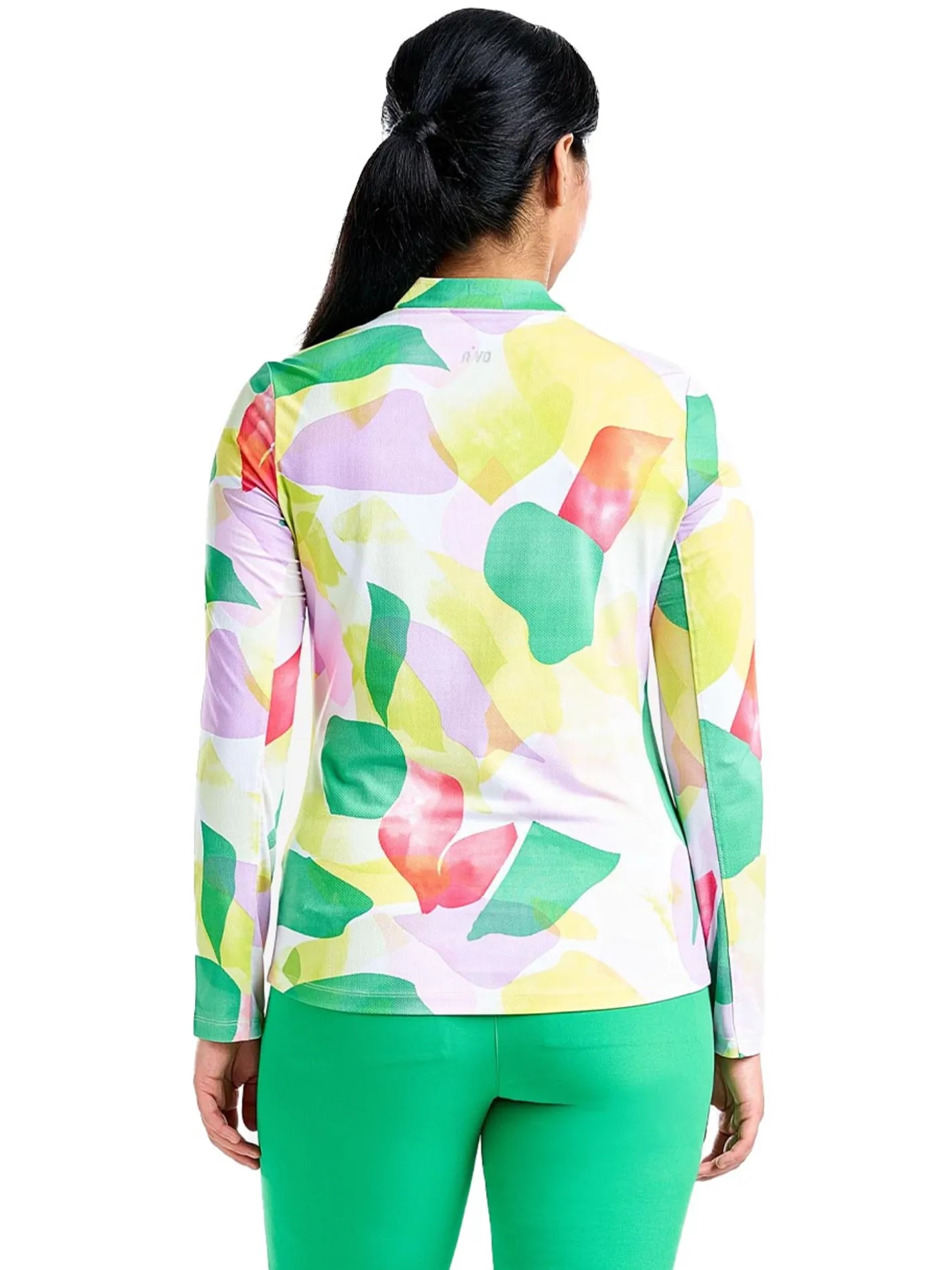 Women Nivo Women's Lolita Long Sleeve Livcool Mock - Classic Green