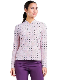 Women Nivo Women's Lolita Long Sleeve Mock - Coral Reef