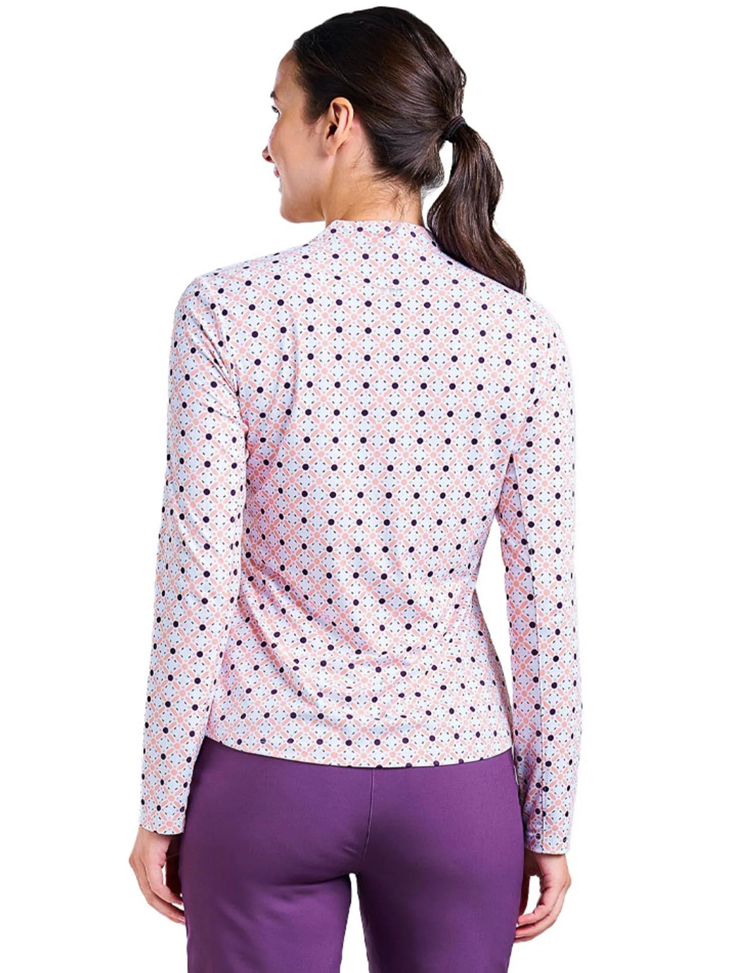 Women Nivo Women's Lolita Long Sleeve Mock - Coral Reef