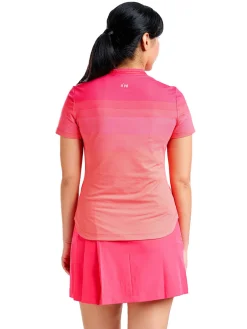 Women Nivo Women's Lynda Short Sleeve Mock - Cherry