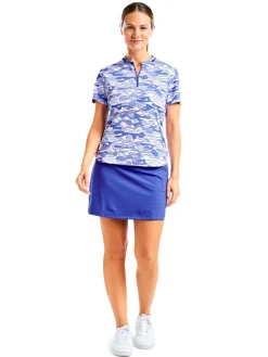 Women Nivo Women's Lynda Short Sleeve Mock - Cobalt