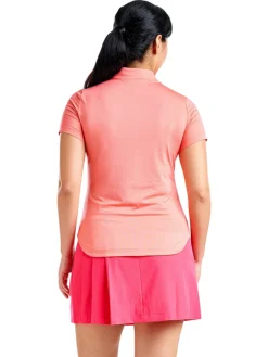 Women Nivo Women's Naila II Short Sleeve Polo - Melon