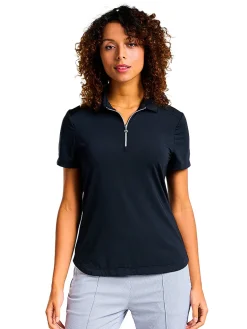 Women Nivo Women's Naila II Short Sleeve Polo - Black