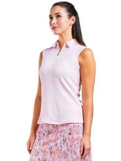 Women Nivo Women's Nikki II Sleeveless Polo - Pink Sugar