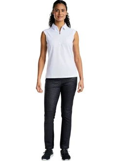 Women Nivo Women's Nikki Sleeveless Polo - White