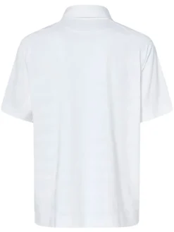 Oakley C1 Wave Length Stripe Polo - White