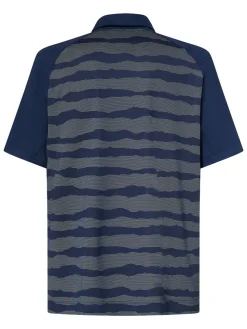 Oakley C1 Wave Length Stripe Polo - Abyss