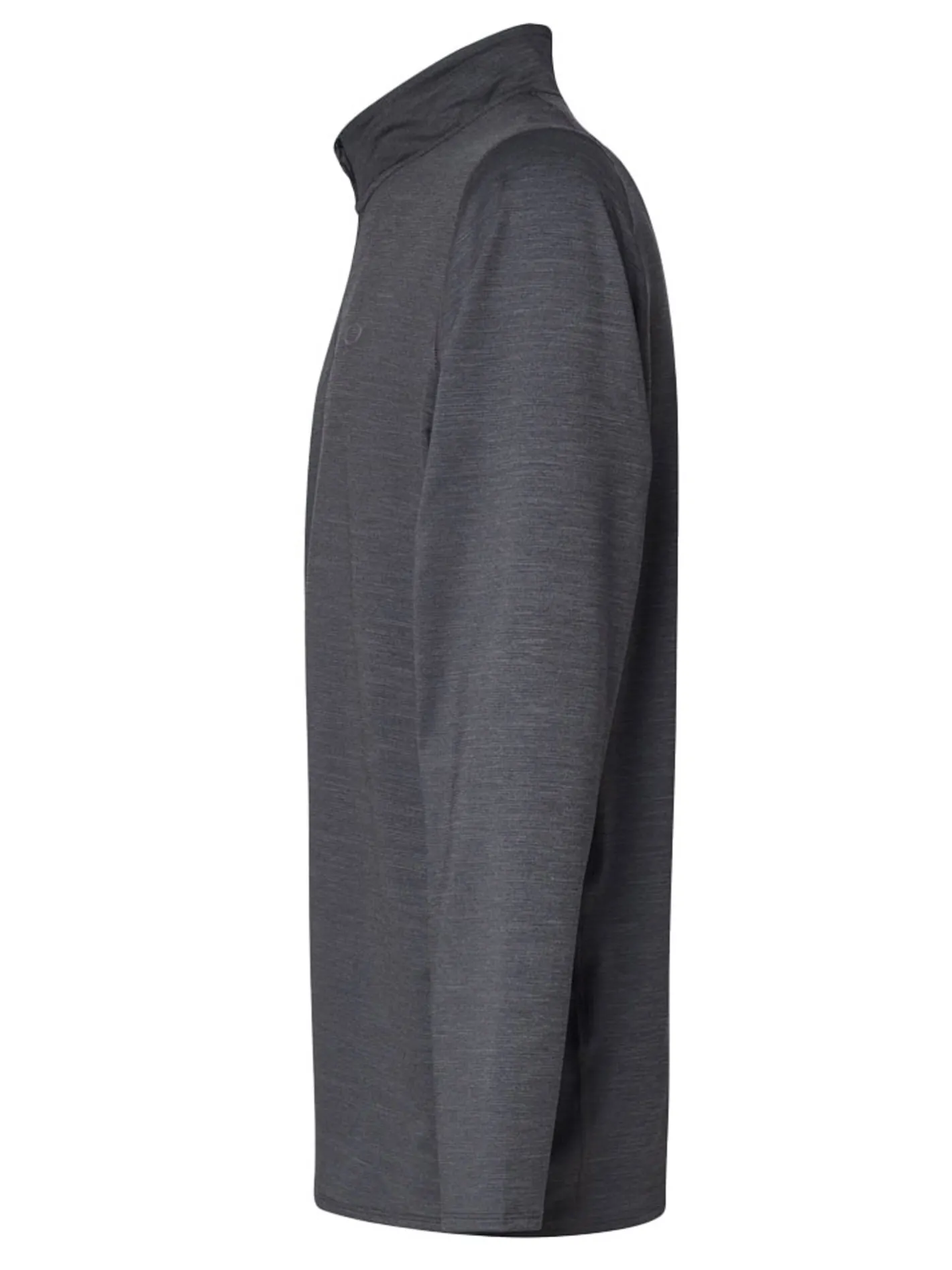 Oakley Gravity Range Quarter Zip Midlayer - Blackout Heather