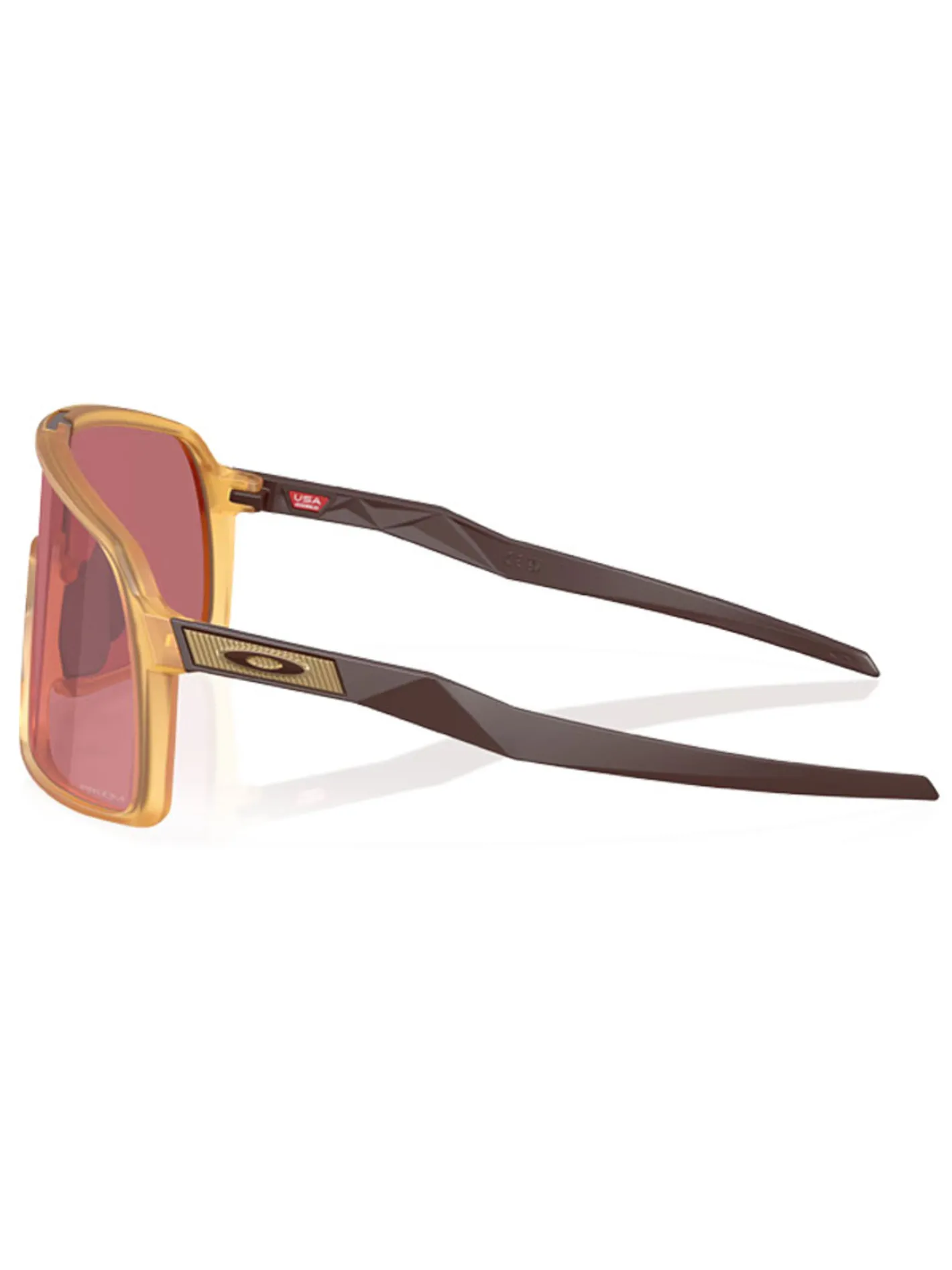 Oakley Sutro Sunglasses - Matte Transparent Light Curry w/ Prizm Dark Golf