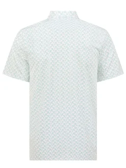 Original Penguin All Over Lifesaver Print Polo - Bright White