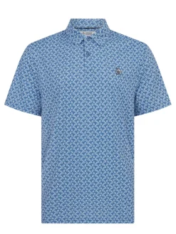 Original Penguin All Over Lifesaver Print Polo - Quiet Harbour