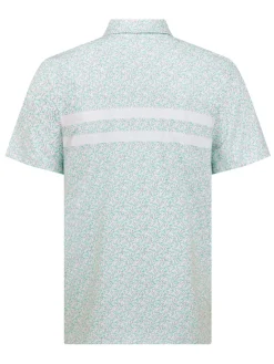 Original Penguin Engineered Novelty Stripe Polo - Bright White