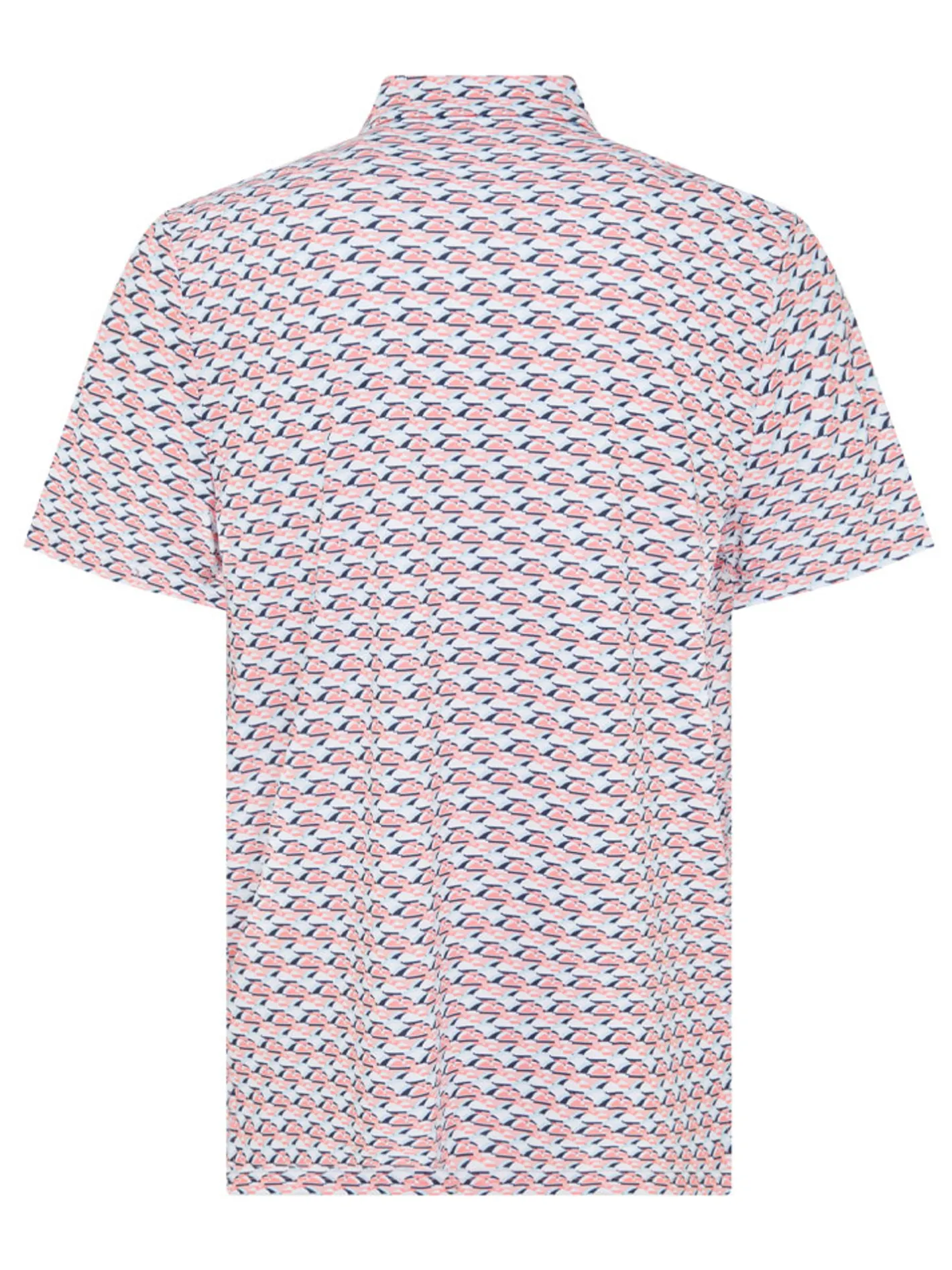 Original Penguin Layered Umbrella Print Polo - Murex Shell