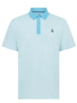 Original Penguin Pete's Tee Time Polo - Blue Grotto