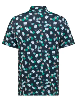 Original Penguin Pete's Travel Tags Caddy Polo - Black Iris