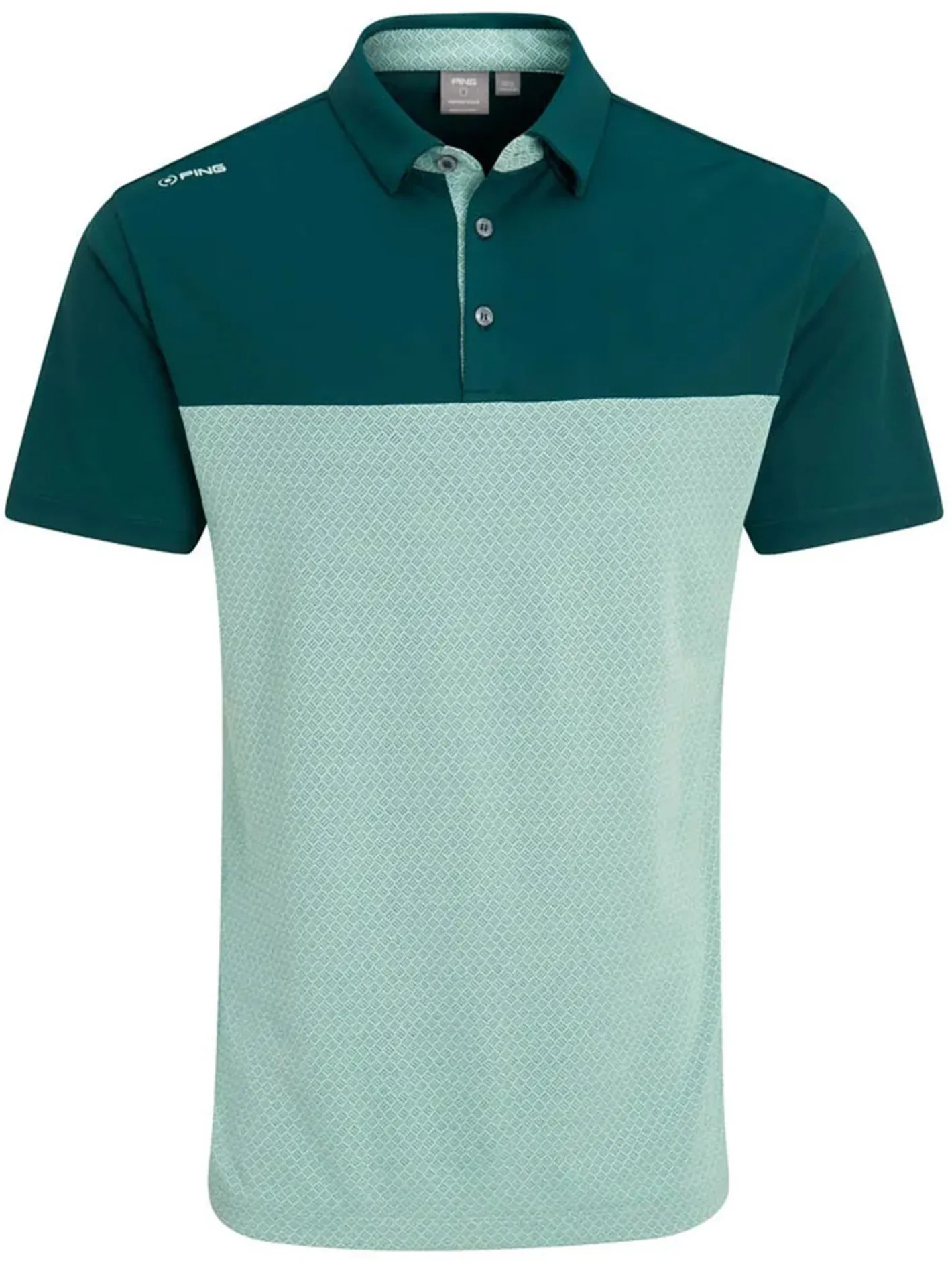 PING Hall Polo - Forest/Misty Green