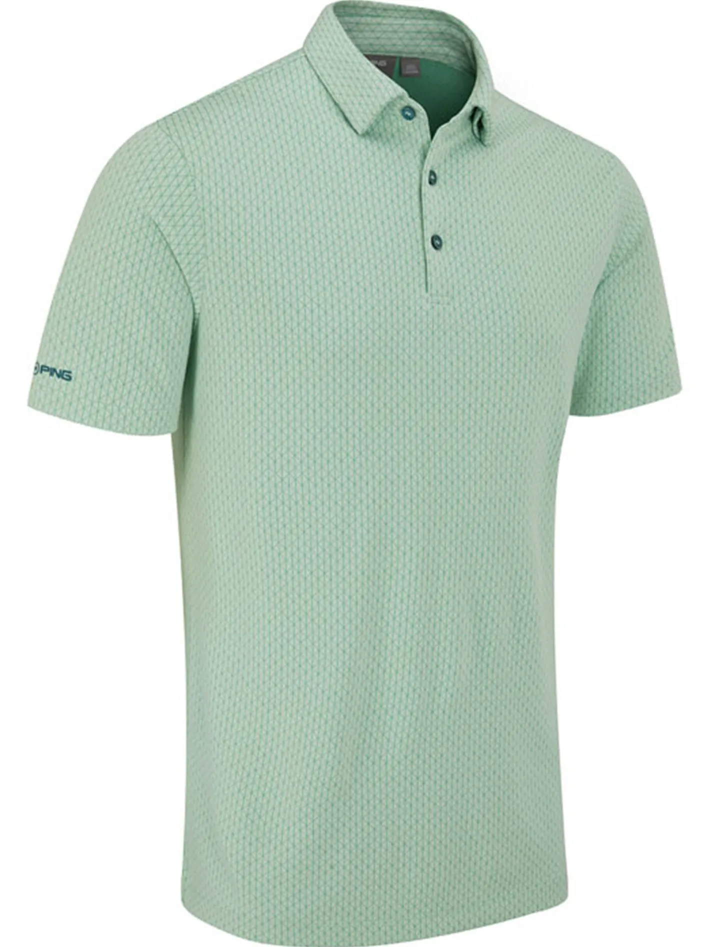 PING Hershel Polo - Misty Green Multi