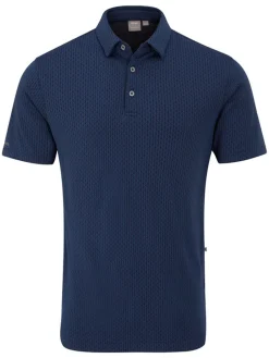 PING Hershel Polo - Oxford Blue Multi