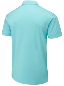 PING Lindum Tailored Fit Polo - Sky Blue