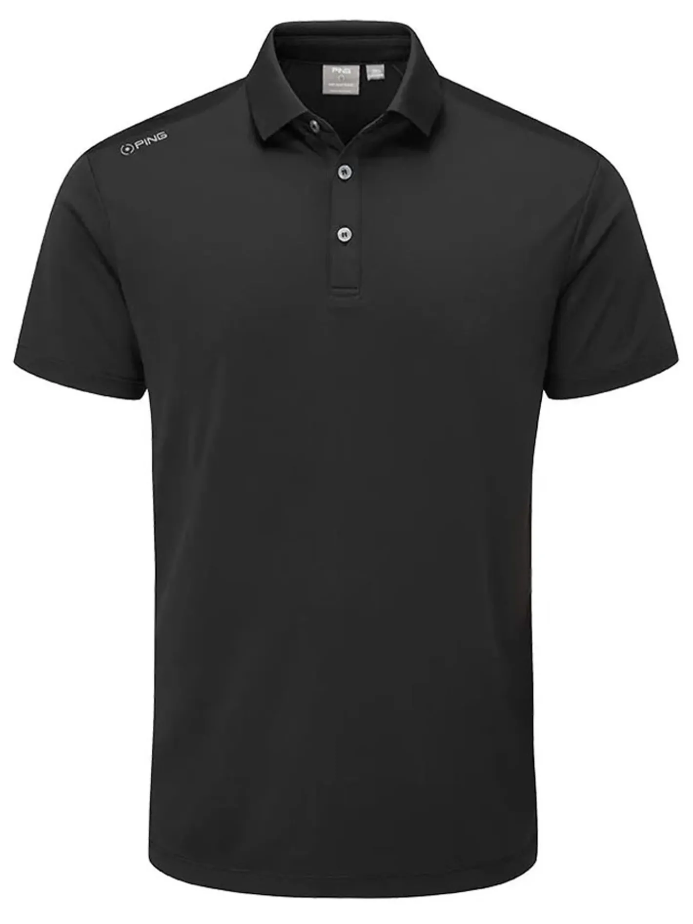 PING Lindum Tailored Fit Polo - Black